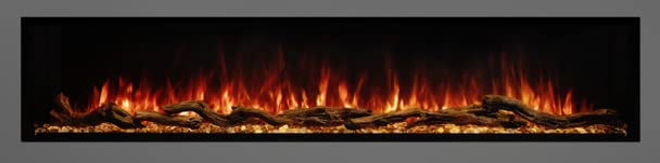 Modern Flames Landscape Pro Slim 80" Single-Sided Built-in Electric Fireplace - LPS-8016