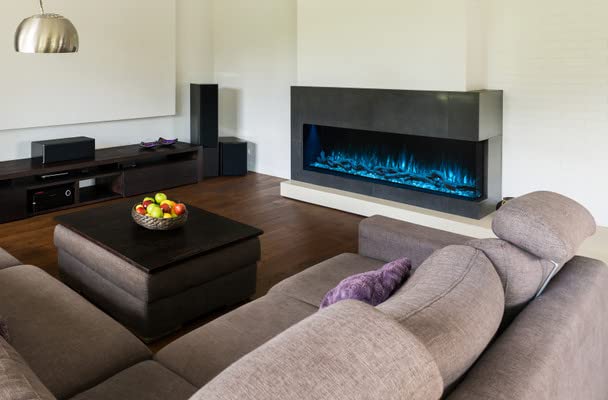 Modern Flames Landscape Pro Slim 80" Single-Sided Built-in Electric Fireplace - LPS-8016