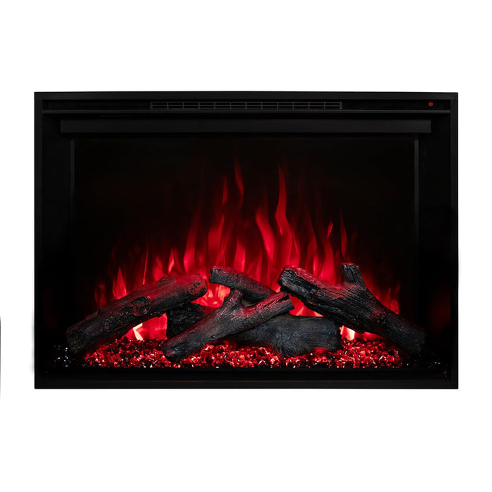 Modern Flames Redstone Traditional 42" Built-in Electric Fireplace - Hybrid-FXTM Flame Technology - Multi-Color Flames - with Remote Control - RS-4229