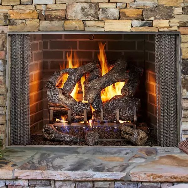 Outdoor Lifestyles Cottagewood Outdoor Wood Fireplace - 42"