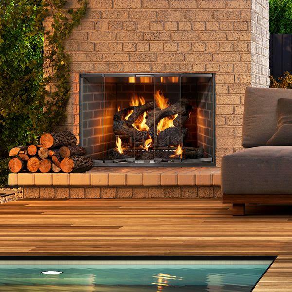 Outdoor Lifestyles Cottagewood Outdoor Wood Fireplace - 36"