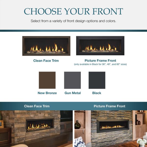 Majestic Echelon II Direct Vent Gas Fireplace - 60"