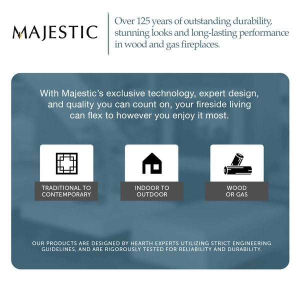 Majestic Echelon II Direct Vent Gas Fireplace - 48"