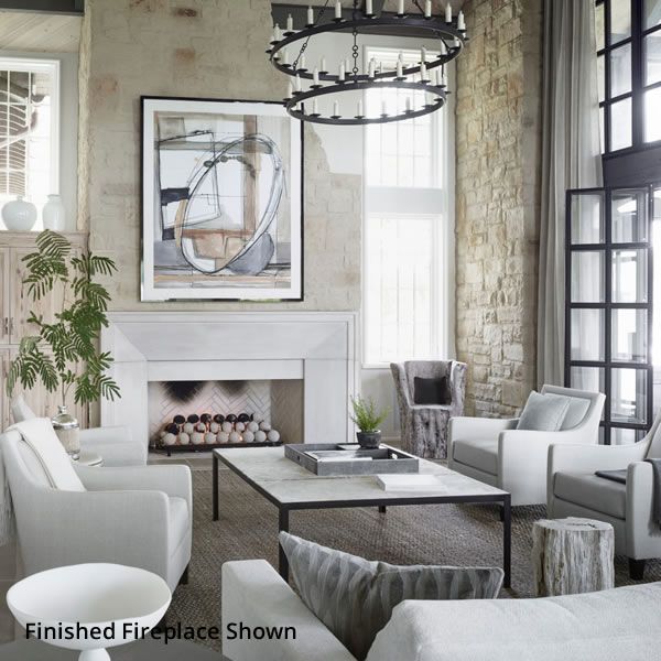 FireRock Conventional Fireplace - 60"