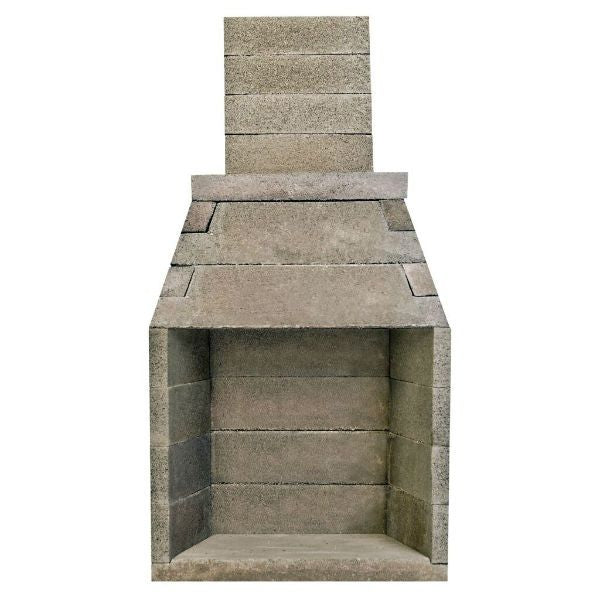 Pre-Engineered Masonry Wood Burning Outdoor Fireplace - 30"