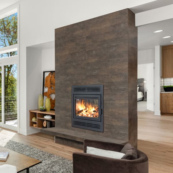 Supreme Astra Duo See-Through Zero Clearance Wood Fireplace