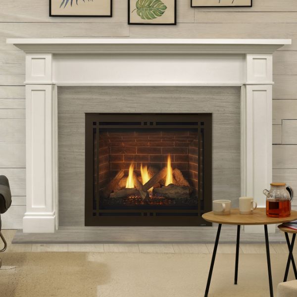 Majestic Quartz 36 Platinum Direct Vent Gas Fireplace