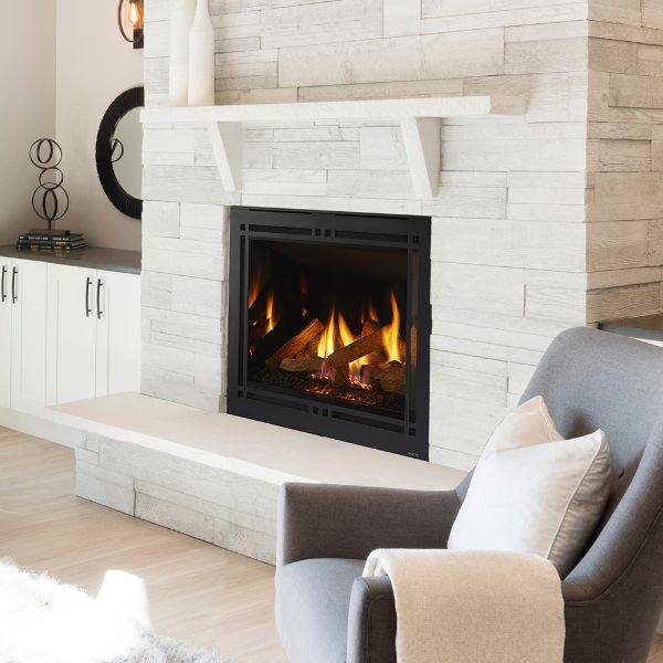 Majestic Quartz 36 Platinum Direct Vent Gas Fireplace