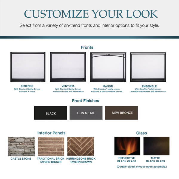 Majestic Meridian Platinum Direct Vent Gas Fireplace - 42"